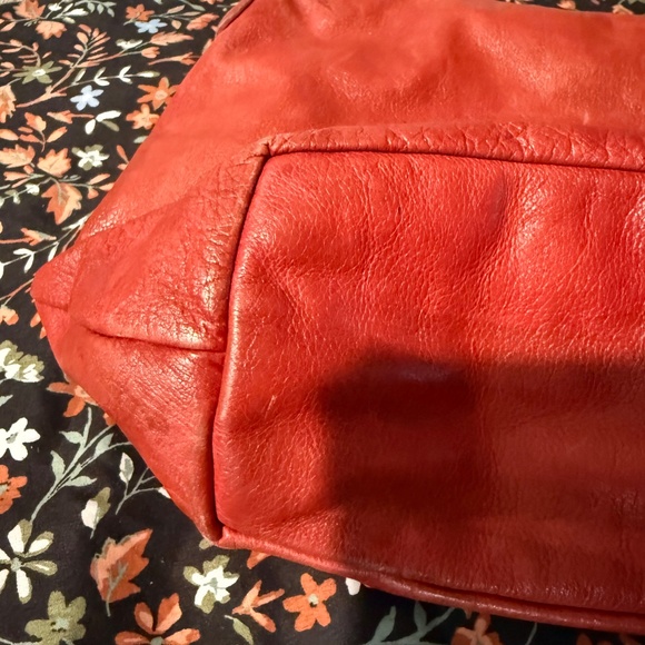 Liebeskind Burnt Orange Leather Crossbody Handbag - Picture 5 of 10